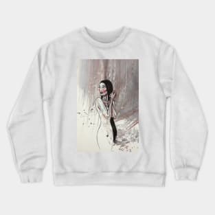 NUDE GIRL HOLDING HANDS Crewneck Sweatshirt